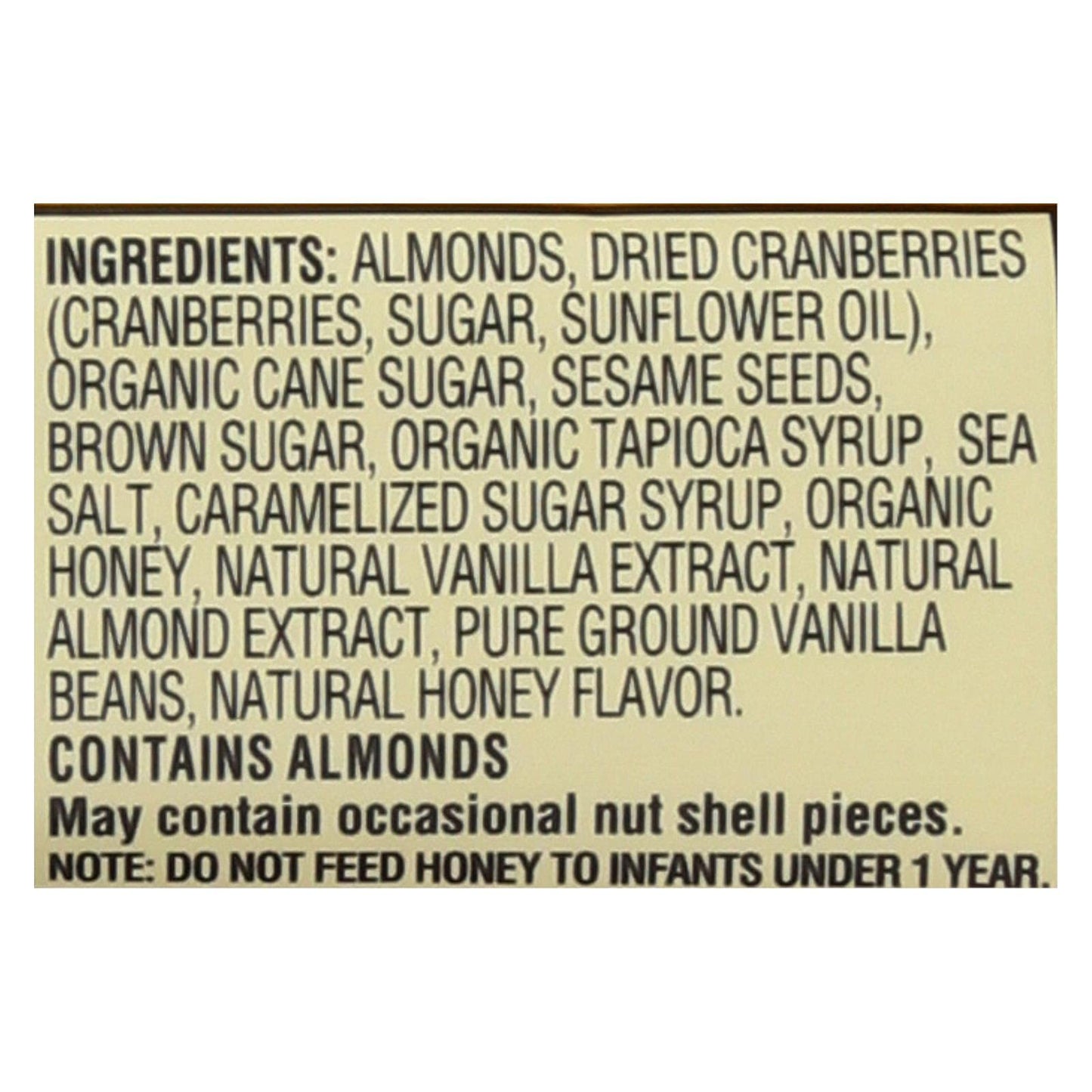 Sahale Snacks Almonds With Cranberries Honey Plus Sea Salt Glazed Nuts, 1.5 Ounce -- 9 Per Case.
