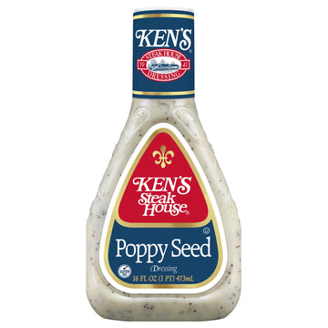 Ken'S Steak House Poppy Seed Dressing 16 Fl Oz (Pack Of 4)