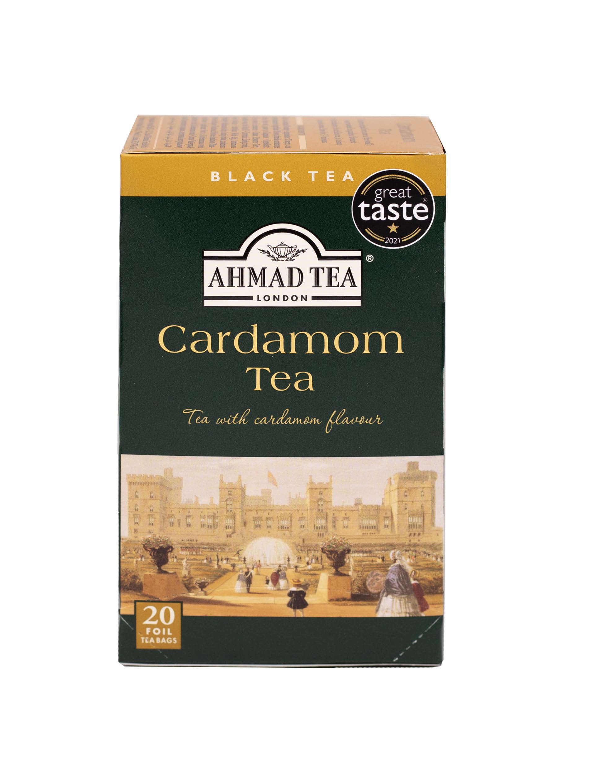 Ahmad Tea Cardamom Tea, 20 Count (Pack of 6)