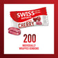 Swiss Imports Sugar Free Bonbons Hard Candy Drops, Cherry, 17.6 Oz/ 500G Bocca Box With 200 Individually Wrapped Pieces