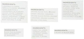 Tazo Assorted Tea Sampler 20Ct (Pack Of 6)