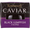 Romanoff Black Lumpfish caviar 2 ounce -- 12 per case12
