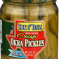 Talk O' Texas Okra Pickles, Mild, 16-Ounce Jars (Pack Of 12)