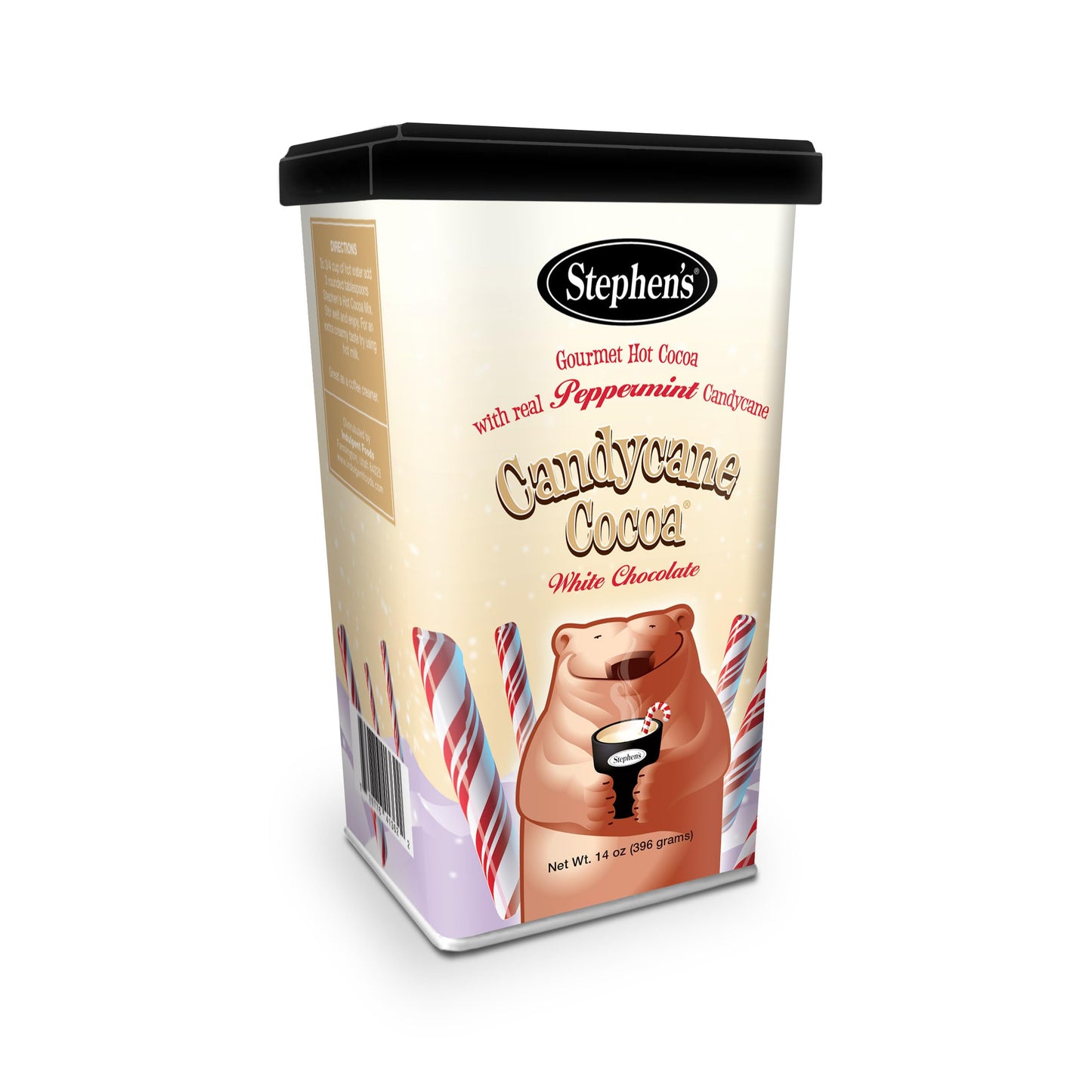Stephen's Gourmet Hot Cocoa, Candycane Cocoa White, 14 OZ (Pack of 1)
