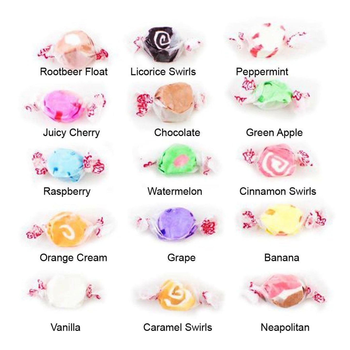 Gift Box 14 Ounces (Assorted) Salt Water Taffy - Gourmet Taffy By Taffy Town
