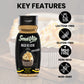 Sugar Free Dulce De Leche Topping Zero Calories And Fat Free, 10.6 Fl Oz - No Sugar Dulce De Leche Syrup Dessert Topping Gluten-