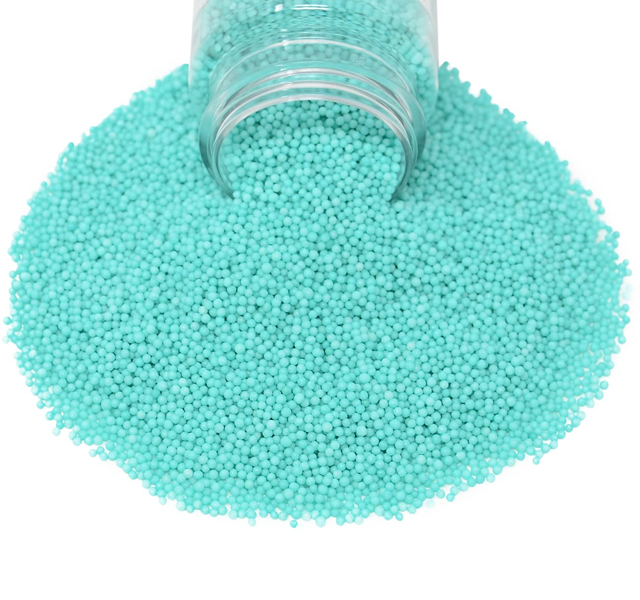 Mystic Sprinkles Solid Color Nonpareils 3.8Oz Bottle (Terrifically Teal)