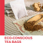 TeeLux Cinnamon Apple Herbal Tea Bags, Caffeine Free, Sweet & Tart, 60 Count