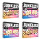 JUNKLESS Chewy Granola Bar 2-Flavor Variety Pack (24 Bars)-Non-GMO, Gluten-Free, Less Sugar Snack Bars- Drizzled Birthday Cake &