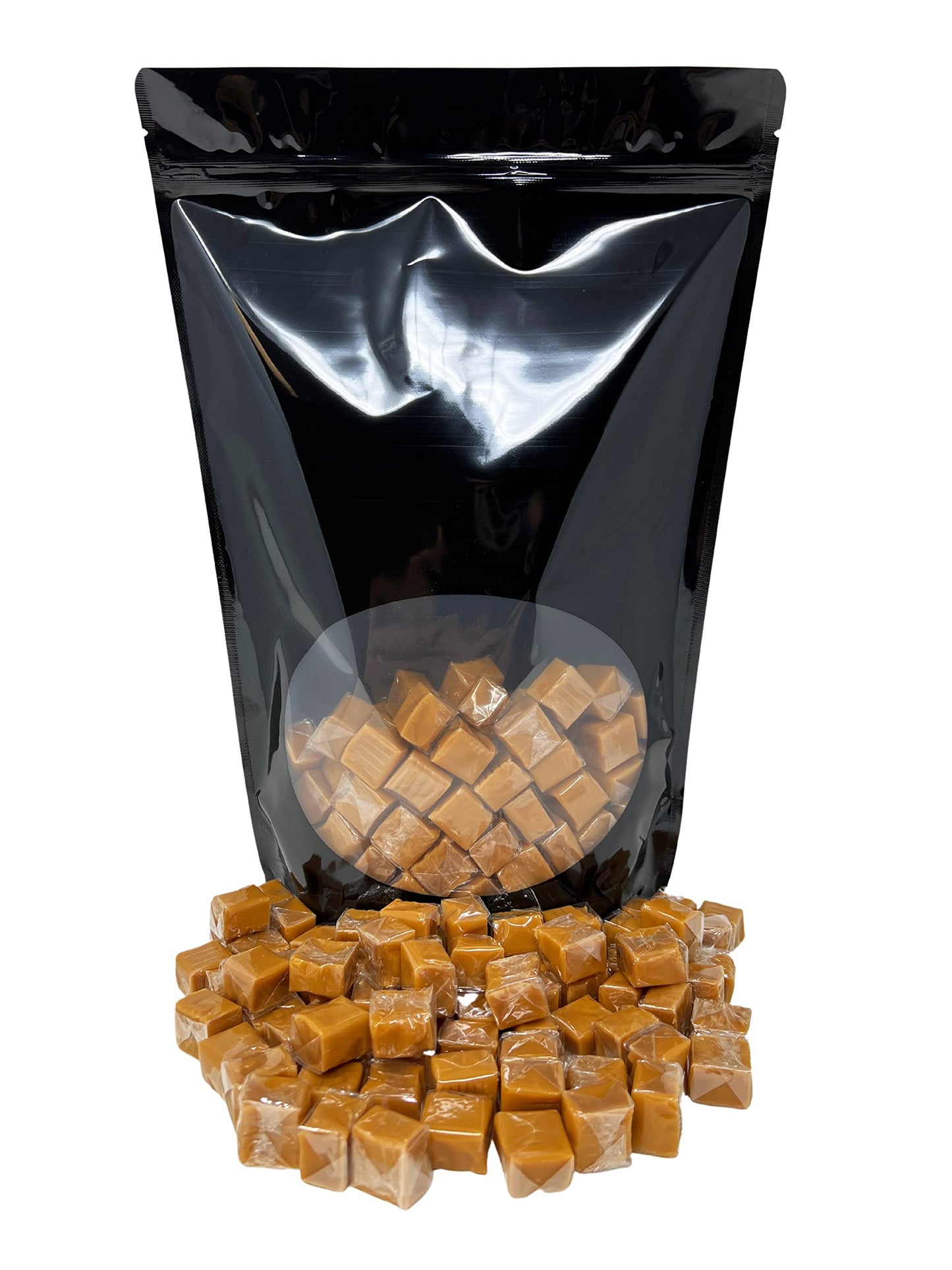 Holiday Special Soft Vanilla Caramel Chews - 3 lb - Chewy Old Fashioned Carmel Square Gourmet Candy Snack Bites - American Class
