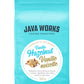 Java Works Coffee - Vanilla Hazelnut Flavored Coffee | 12 ounces | Medium Roast | Whole Bean | No Sugar Added