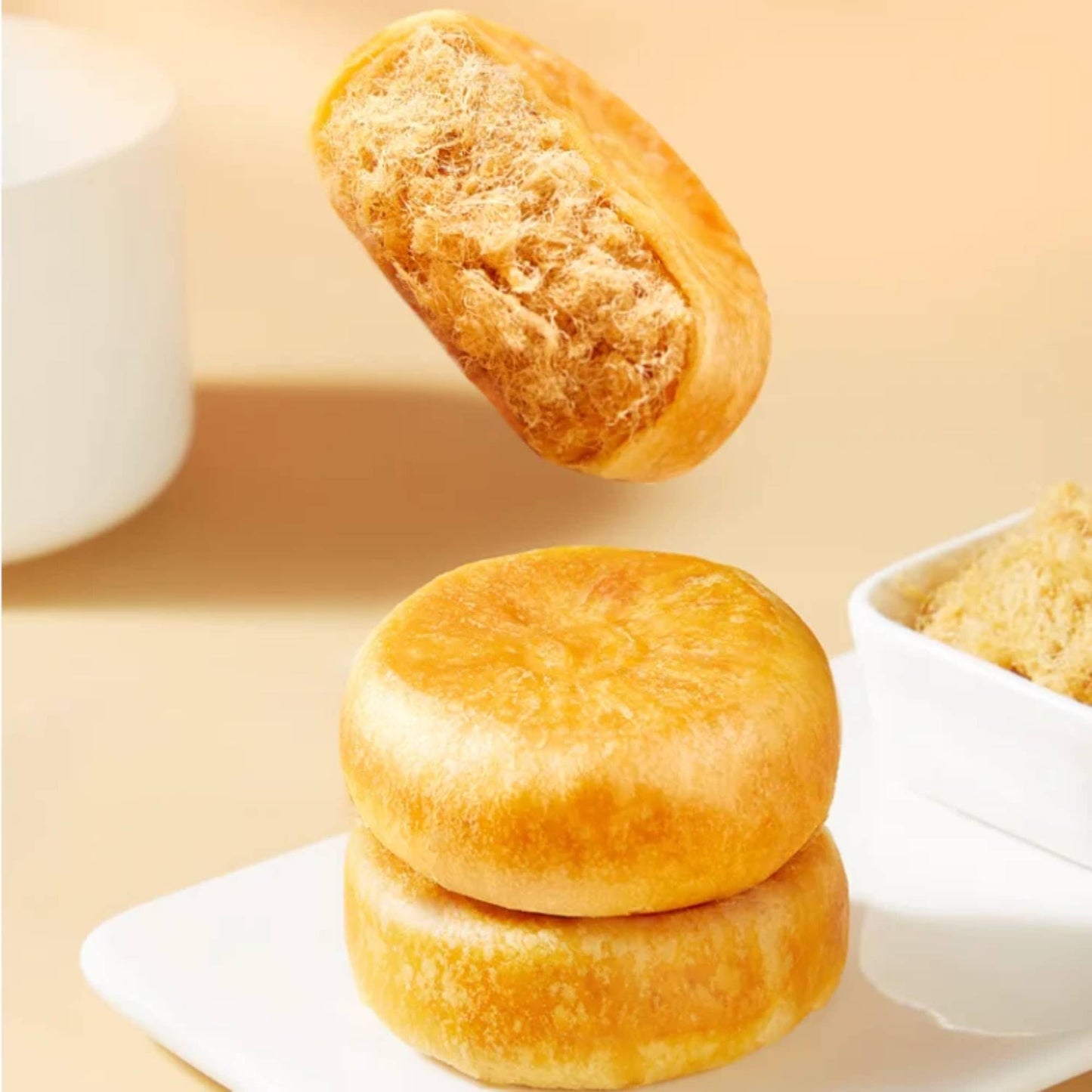 Youchen Cake Seasoned With Chicken Meat Floss 15Pcs - 17.46 Oz (495 G)