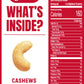 Fisher Snack Oven Roasted Never Fried, Sea Salt Whole Cashews, 8.75 Ounce