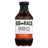 Rib Rack All Natural Southern Bourbon BBQ Sauce, 19 Ounce, Pack of 6