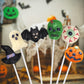 Halloween Lollipops 24 Count Individually Wrapped Dye-Free Suckers, Spooky Themed Shapes - Fun Halloween Candy For Trick-or-Trea