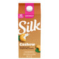 Silk Cashew Milk, Unsweetened, Dairy-Free, Vegan, Non-Gmo Project Verified, Half Gallon, 64 Fl Oz