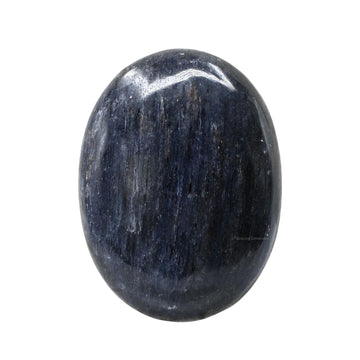 Blue Aventurine Palm Stone For Third Eye Chakra - Pocket Massage Worry Stone For Natural Body Chakra Balancing, Reiki Healing An