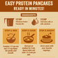Pescience Protein Pancake & Waffle Mix, Dark Chocolate, 15G High Protein Snacks, Whey And Casein Blend, 12 Servings, Just Add Wa