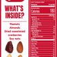 Fisher Snack Hunger Fighter Trail Mix, 38 Ounces, Peanuts, Almonds, Dried Sweetened Cranberries, Soy Nuts
