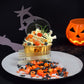 EPHVODI Halloween Sprinkles - Edible Pumpkin Sprinkles, Orange & Black Pearl, Cake & Cupcake Toppers, Halloween Decor