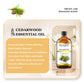 Euqee Cedarwood Essential Oil 118Ml/4Oz Pure Cedarwood Oil Premium Essential Oil For Diffuser, Humidifier, Skin Care With Glass