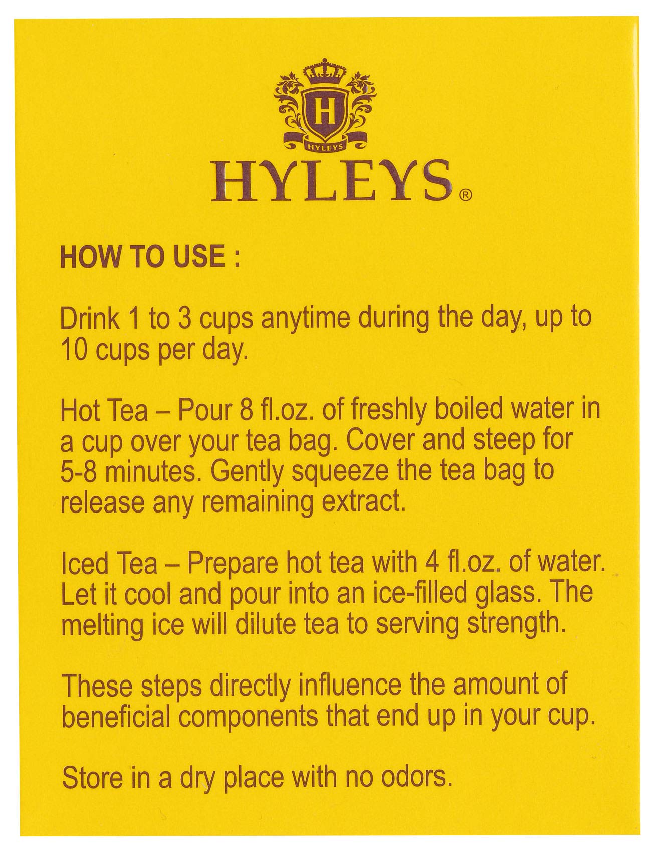 HYLEYS Turmeric with Green Tea, Assorted Flavors, 42 Tea Bags, 42 Count, Pack of 1