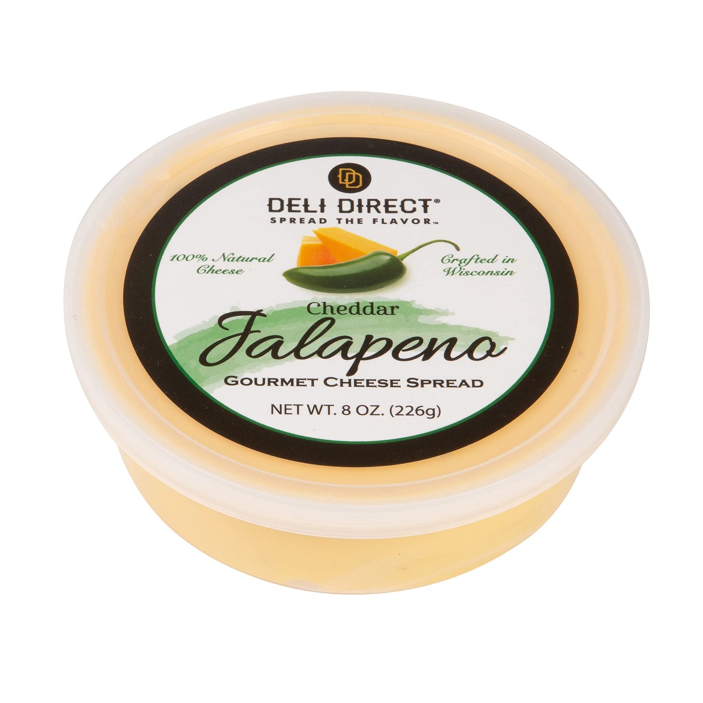 Deli Direct Cheese Spread, Jalapeno Flavor, Shelf Stable, Great for Snacks, 1pk