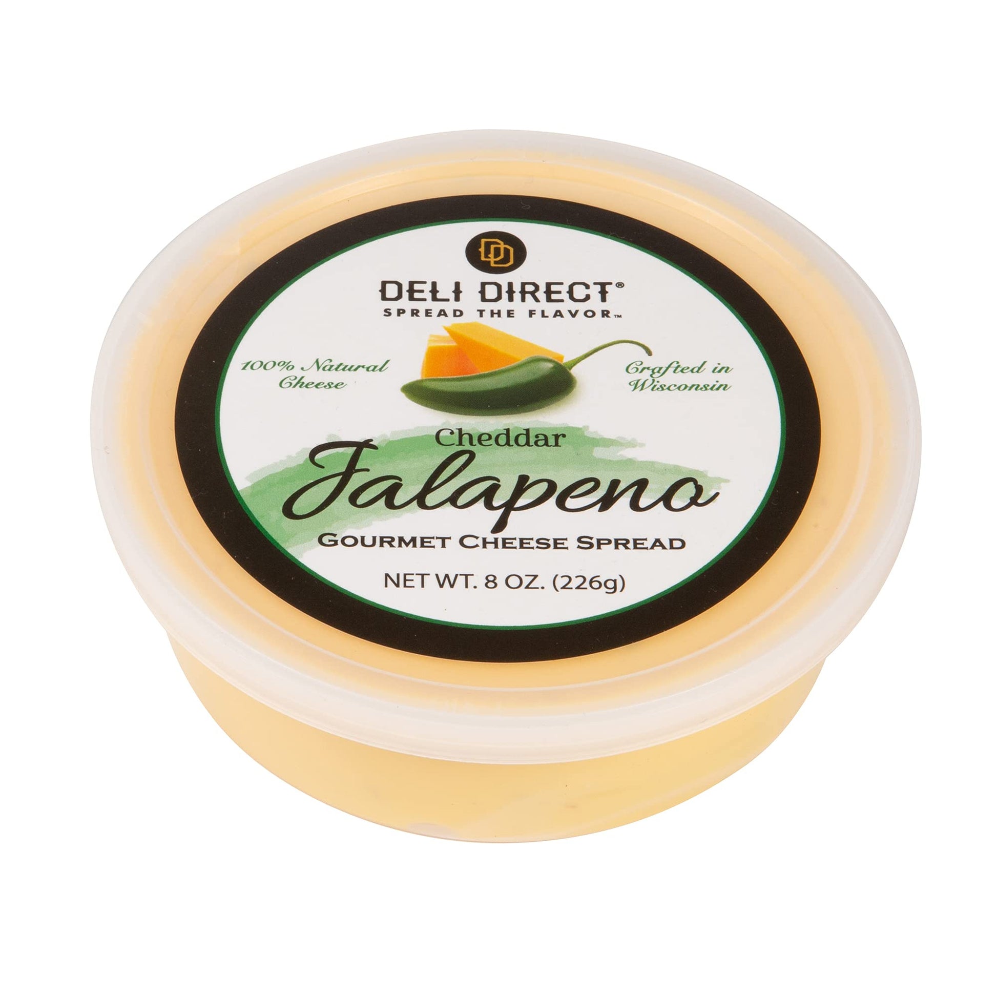 Deli Direct Cheese Spread, Jalapeno Flavor, Shelf Stable, Great for Snacks, 1pk
