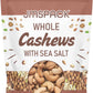 JMSPACK - Whole Cashews with Sea Salt, 16 Ounces (1 Lb)