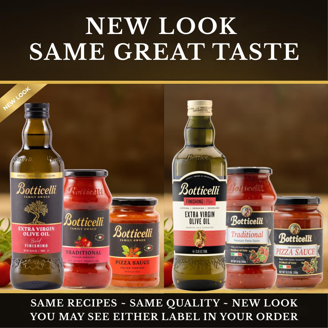 Botticelli Pasta Sauce | 2-Pack | 24 oz each (Tomato and Basil)