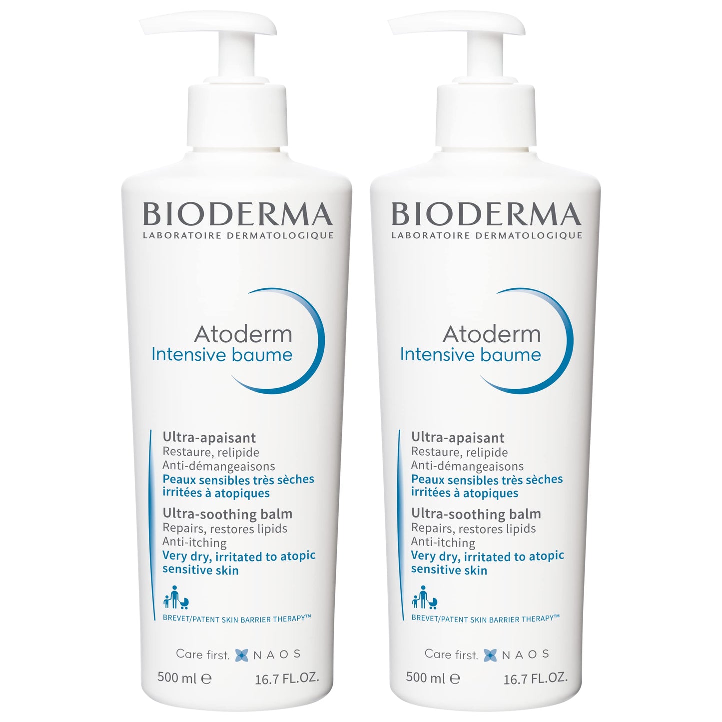 Bioderma Duo Atoderm Intensive Balm, 167 Fl Oz (Pack Of 2)