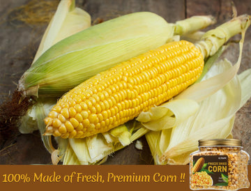 Premium Freeze Dried Sweet Corn 7 Oz/199g,1 Ingredient, No Sugar Added. Frozen Dehydrated Corn, 100% Natural & Gluten Free & No