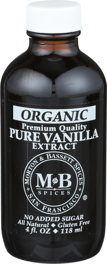  & Basset Pure Extract  Organic Vanilla  4 Ounce