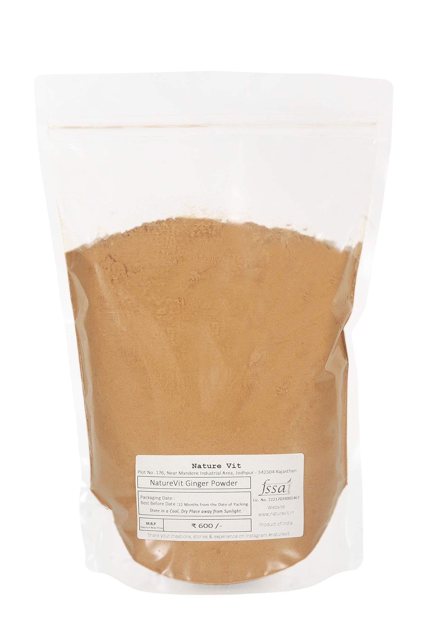 Naturevit Dried Ginger Powder - 400Gm