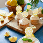 24Pcs Lemon Cupcake Toppers Glitter Flower Ring Fruit Bridal Shower Cupcake Picks For Lemonade Engagament Party Baby Shower Birt