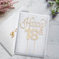 Lingteer Happy 18Th Birthday Gold Rhinestone Cake Topper - Cheers To 18Th Birthday Eighteen Years Old Party Cake Centerpieces To