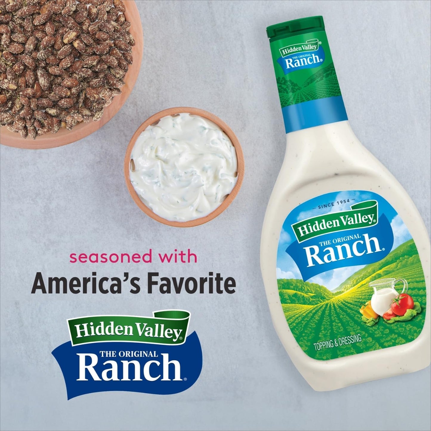 Hidden Valley Ranch Almonds 7oz/6ct