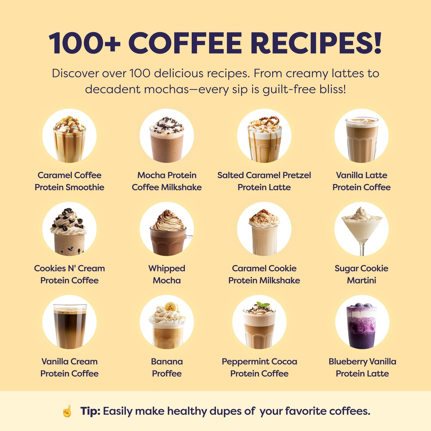 Tiramisu Protein Iced Coffee - enhanced Whey Protein & Instant Iced Coffees - 100% Natural Cold Brew- Zero Artificial Flavors & Sweeteners  80 mg Caffeine Per Serving  No Added Sugar  20 Servings