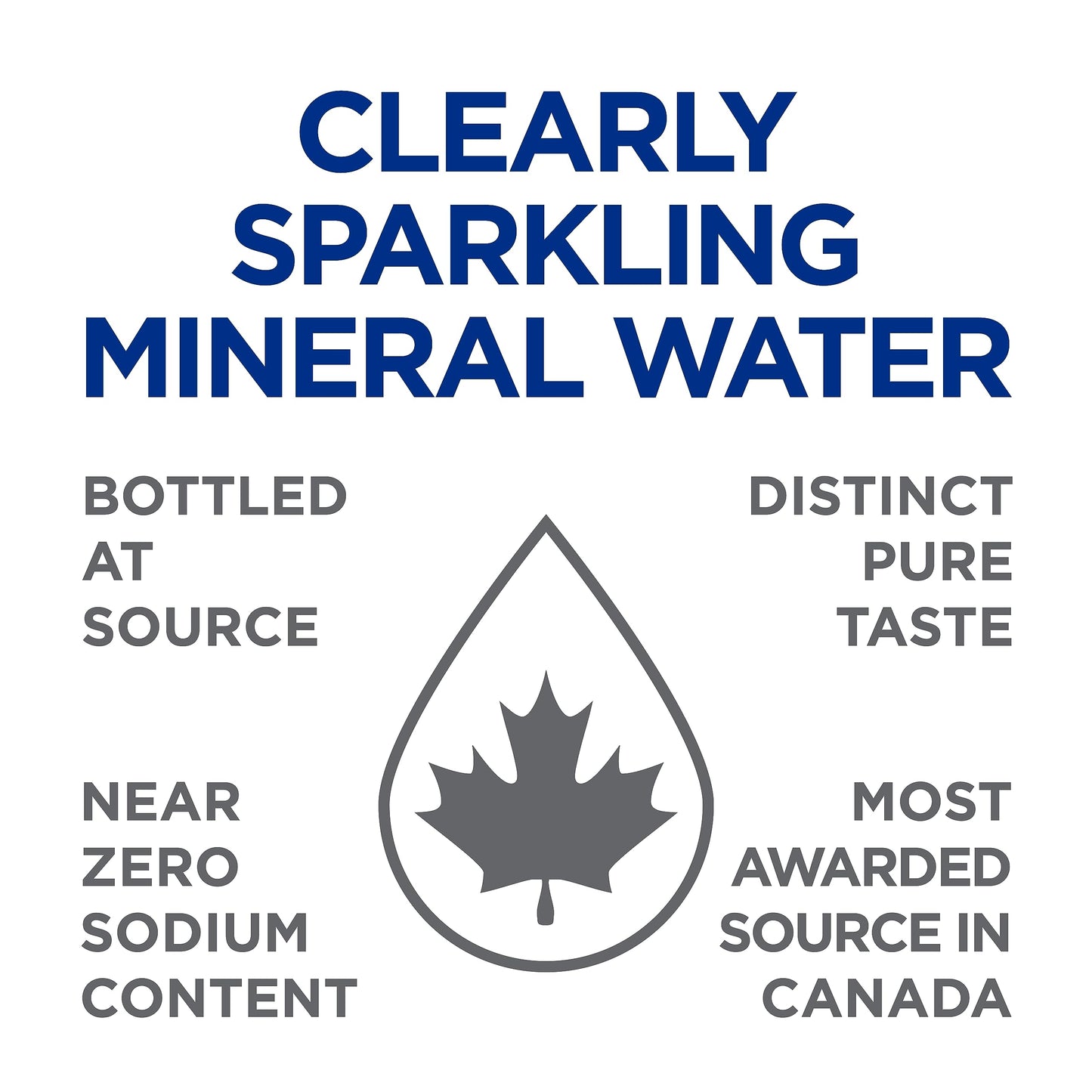 Clearly Canadian Clearly Sparkling Spring Water Beverage, Natural & Carbonated Seltzer Water, 1 Case (12 Bottles X 325Ml)
