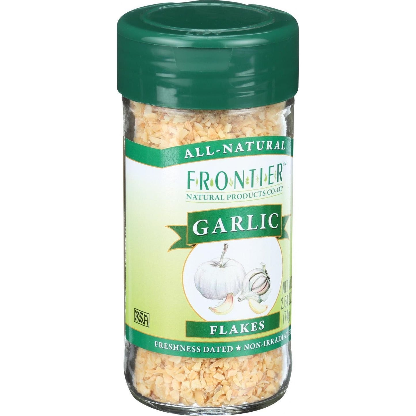 Frontier Garlic Flakes 2.64 oz. Bottle (a)