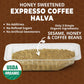 Wellbees Organic Honey Halva - 3 Pack, Honey & Espresso, Paleo & SCD Approved, 2.64 oz (75g each)