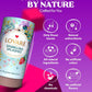 LOVARE Sparkling Splashes Loose Leaf Tea - Black & Green Tea with Strawberry, Goji Berries - 80 g Gift Box with 15 Filters