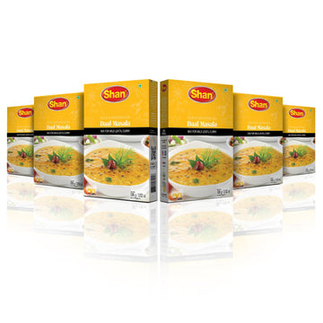 Shan - Daal Masala Mix (100G) - Seasoning Packets For Mild Lentil Curry (Pack Of 6)