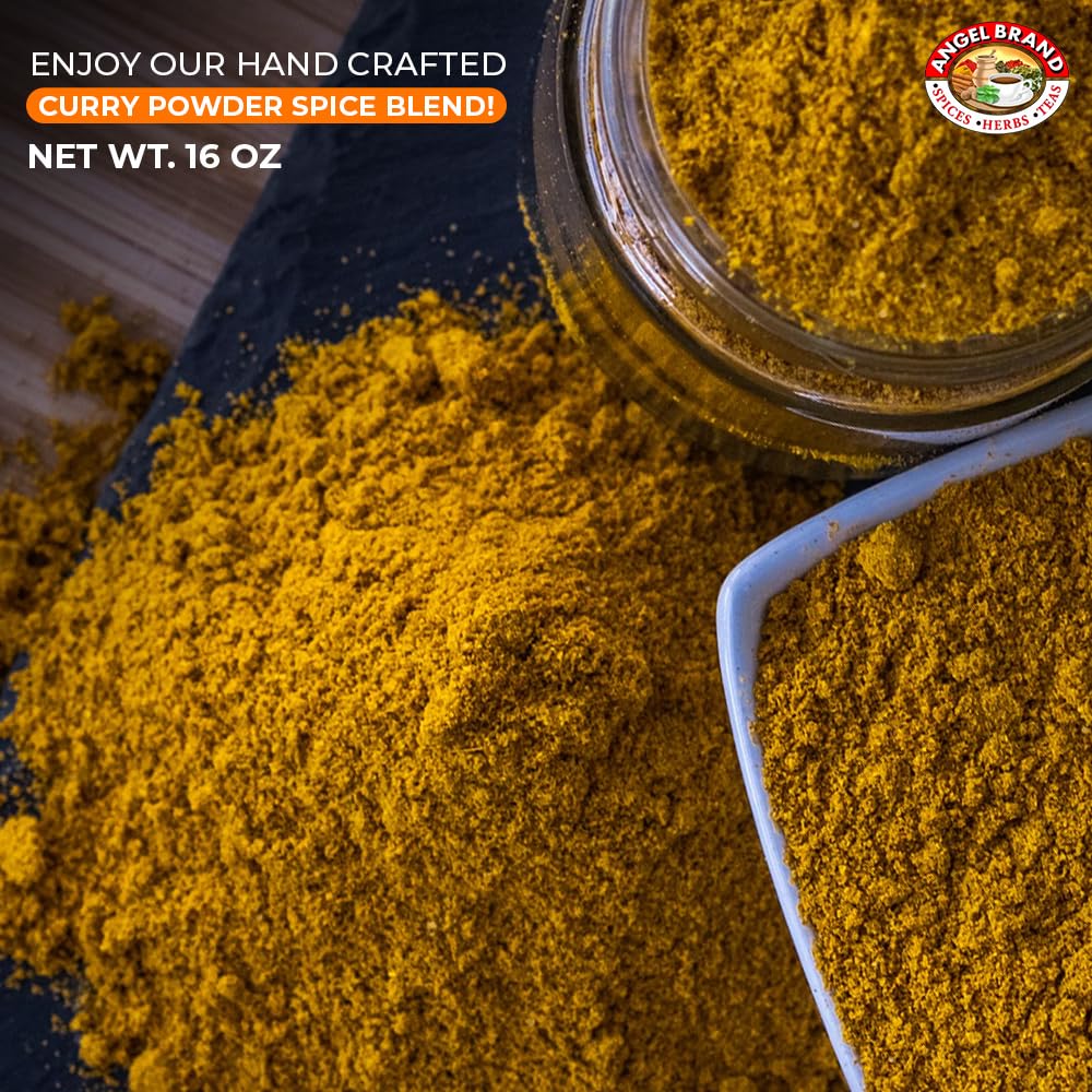 Angel Brand Curry Powder - Authentic Jamaican Curry Blend For Bold Flavor And Versatile Cooking - Perfect For Meats, Vegetables,