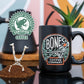 Bones Coffee Company Macamaniac, Macadamia And Coconut Flavored Coffee, Medium Roast Low Acid Arabica Beans Compatible With Auto Drip And French Press Coffee Maker, 12 Oz Ground