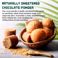 Organic Ceremonial Cacao Beverage Mix - Pure Ceremonial Grade Cacao Sustainably Sourced from Guatemala, Dark Chocolate Powder Su