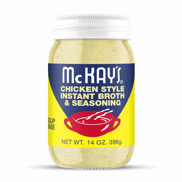 McKay's Chicken Flavored Soup Seasoning, Gluten Free, Vegetarian Instant Broth, Bullion Powdered Seasoning, Good on Meats, Veggi