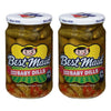 Best Maid Products Glass Jars - Dill, Kosher, Hamburger Slices, Garlic Bites, Habanero Chips, Xtreme Hot Pickles - 2 Pack