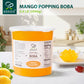 Soeos Mango Popping Boba Pearls 6.6 lb - Bursting Boba for Bubble Tea, Shakes, Desserts, Smoothies, and Ice Cream Topping - Yellow