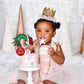 1 Pcs Merry Christmas Cake Topper With Red And Green Glitter Christmas Cake Pick For Merry Christmas Theme Party Sign Cake Decor